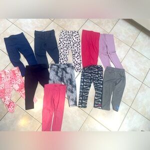 Toddler Girl Colorful Leggings Collection